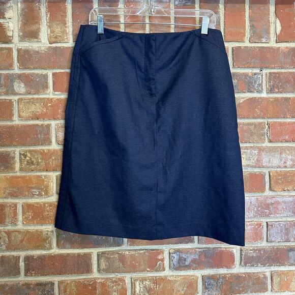 Armani Exchange A/X Vintage Womens Mini Skirt A‎ Line Stretch Black Size 12 - Picture 2 of 7